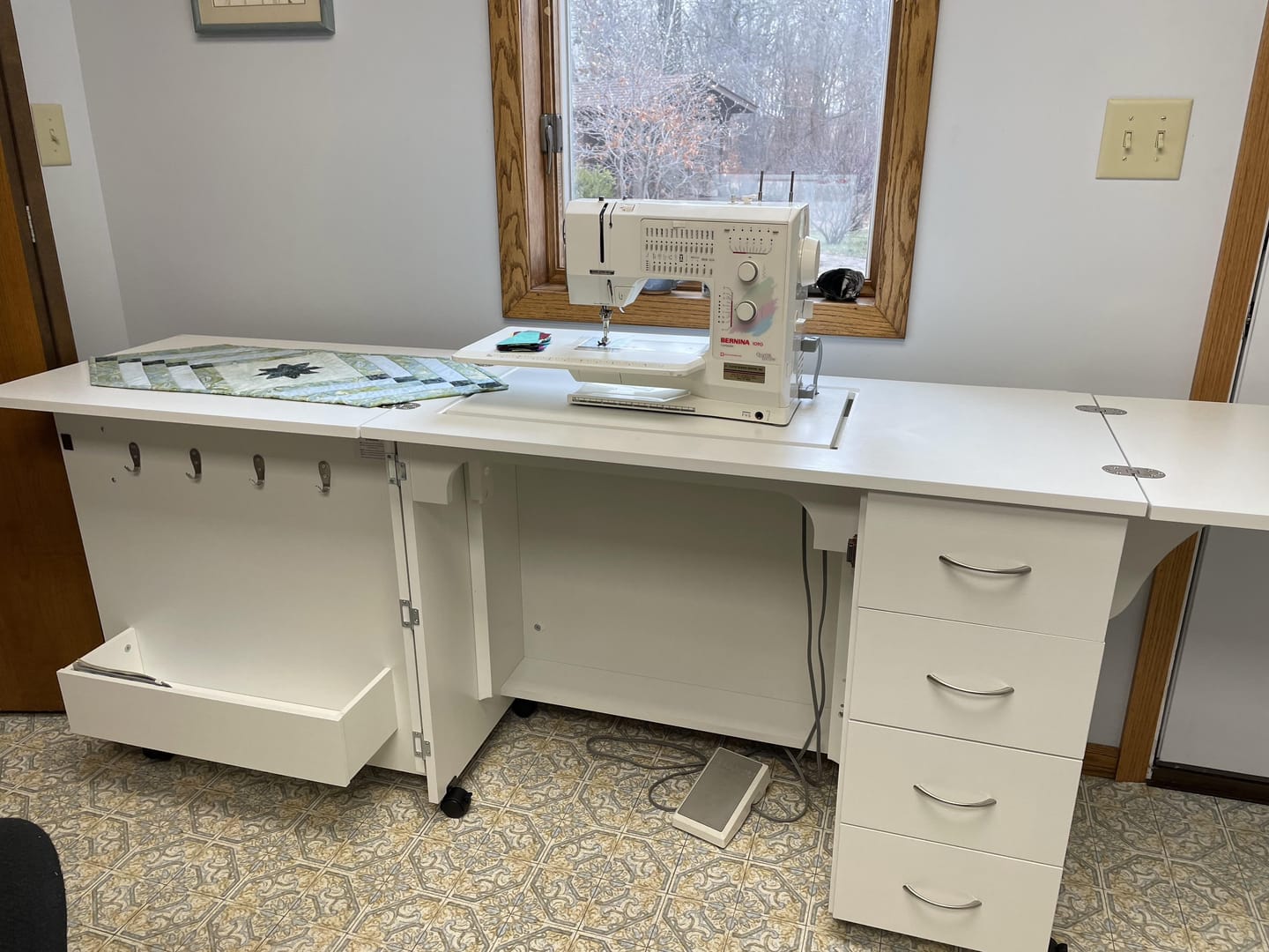Customer photo review of Harriet Sewing Cabinet (2 Colors Available)