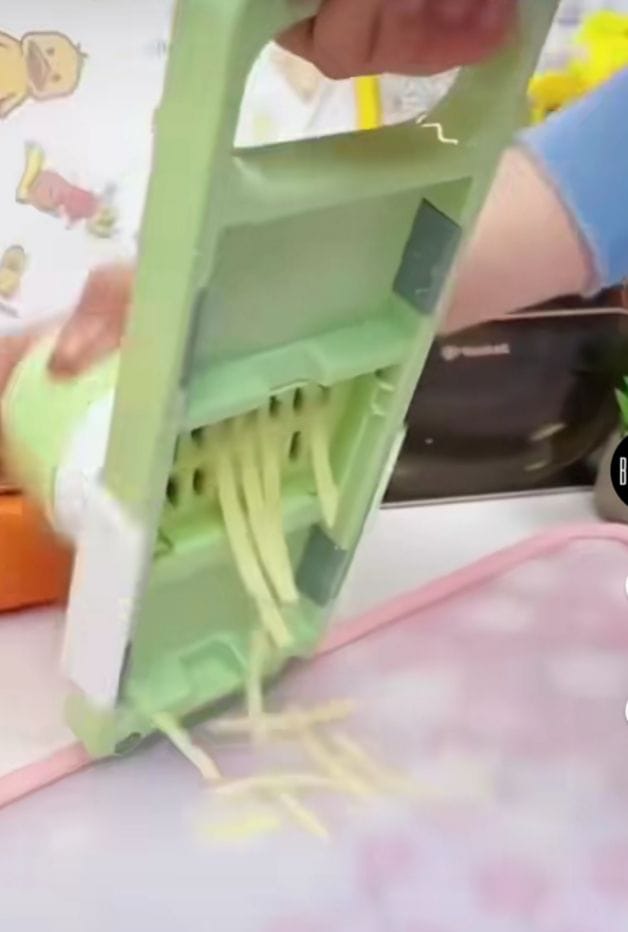 Customer photo review of 5 in 1 Vegetable Cutter and Slicer