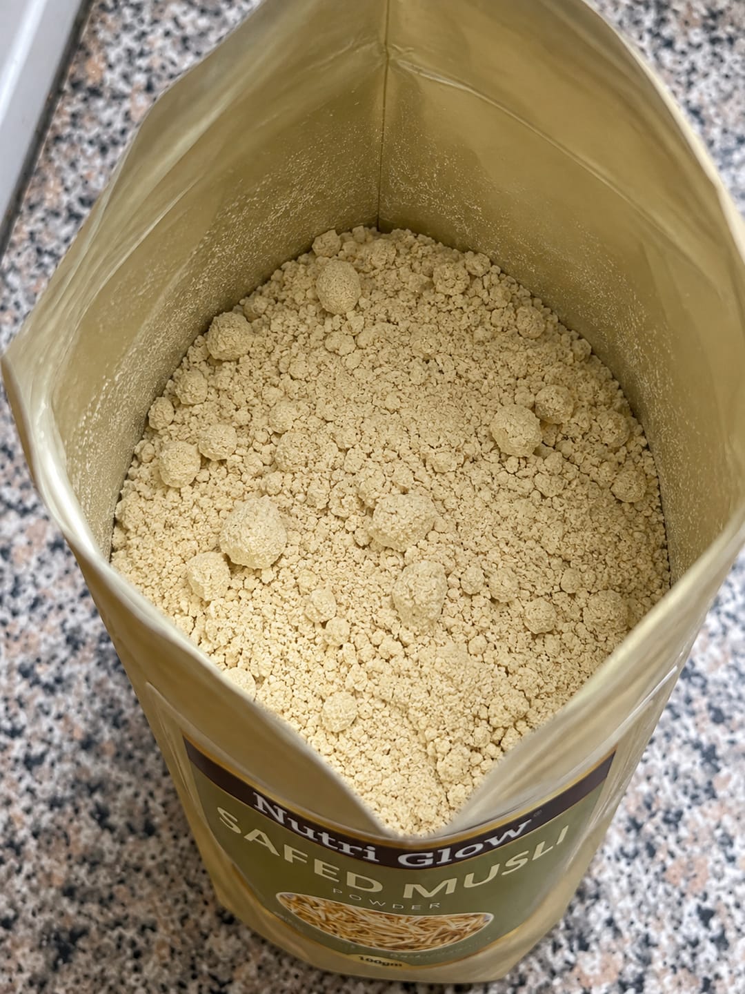 Customer photo review of Nutri Glow Safed Musli Powder 100gms