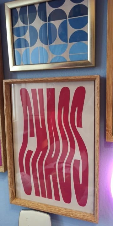 Customer photo review of Bauhaus Geometric Poster