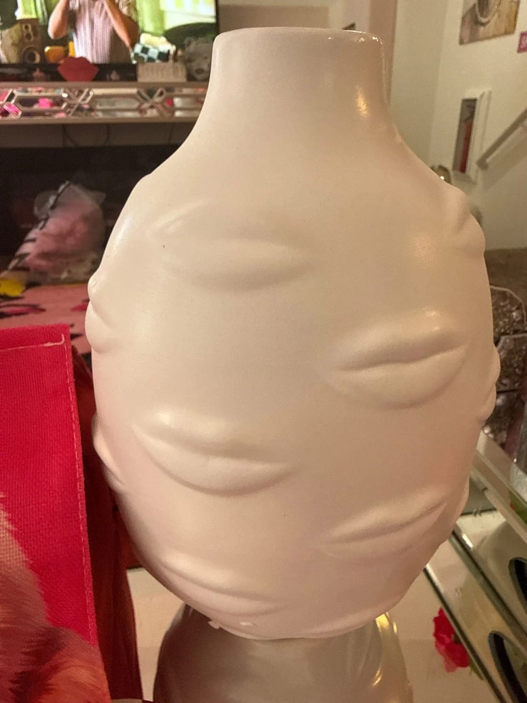 Customer photo review of Artists 3D Lip Potted Plants