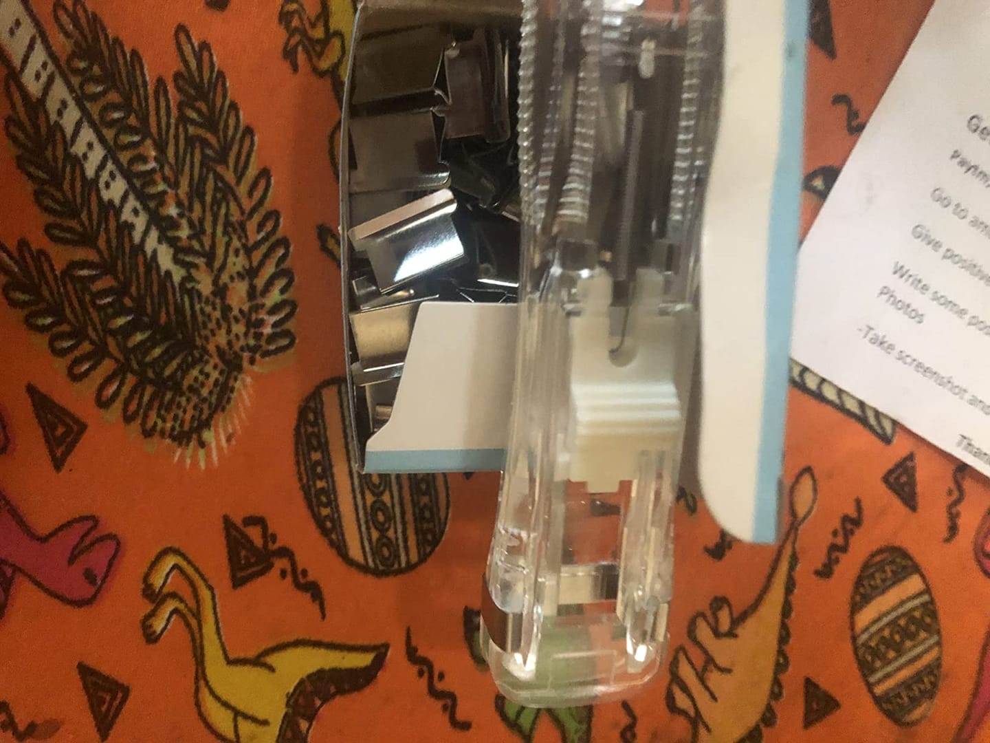Customer photo review of ClipMate Portable Paper Clip Dispenser