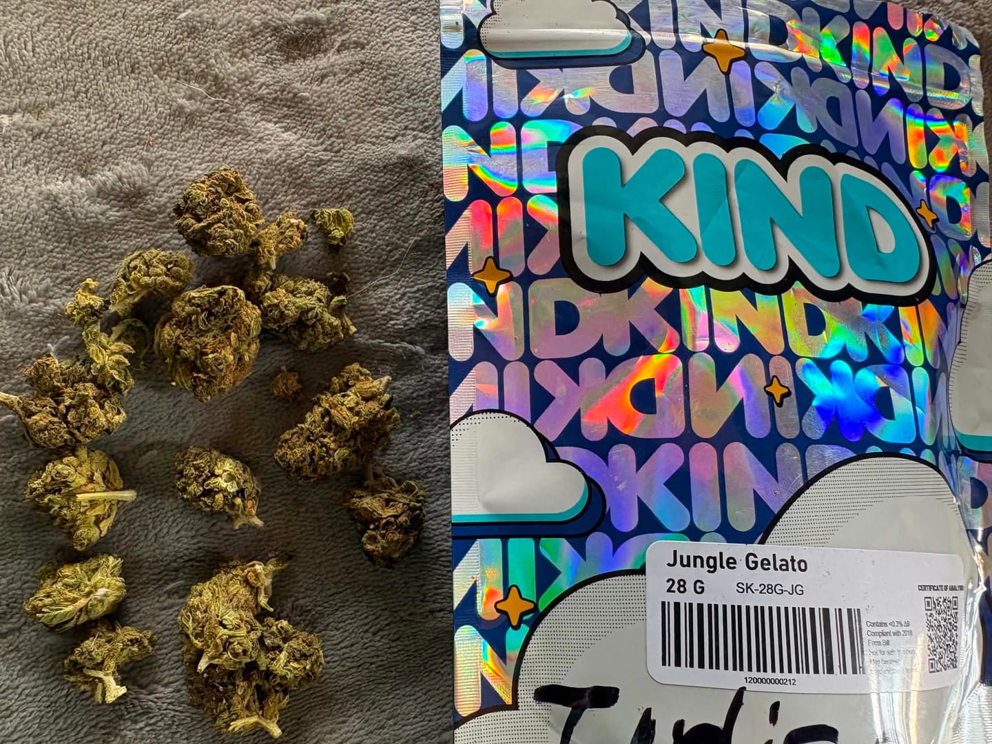 Customer photo review of Blueberry Cough - 28 Grams - Sativa