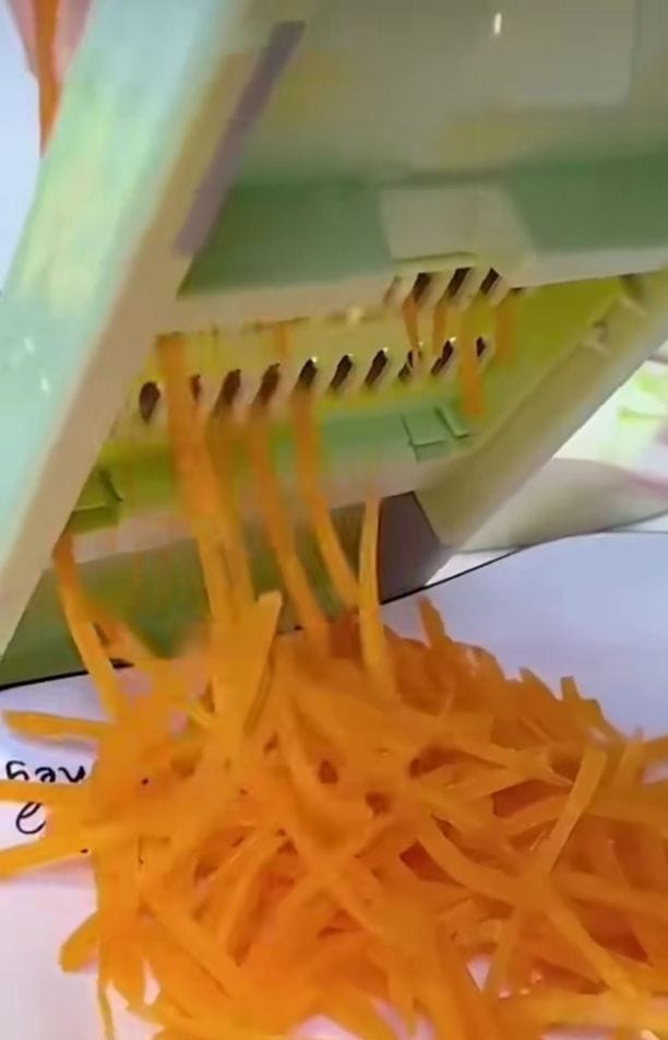 Customer photo review of 5 in 1 Vegetable Cutter and Slicer