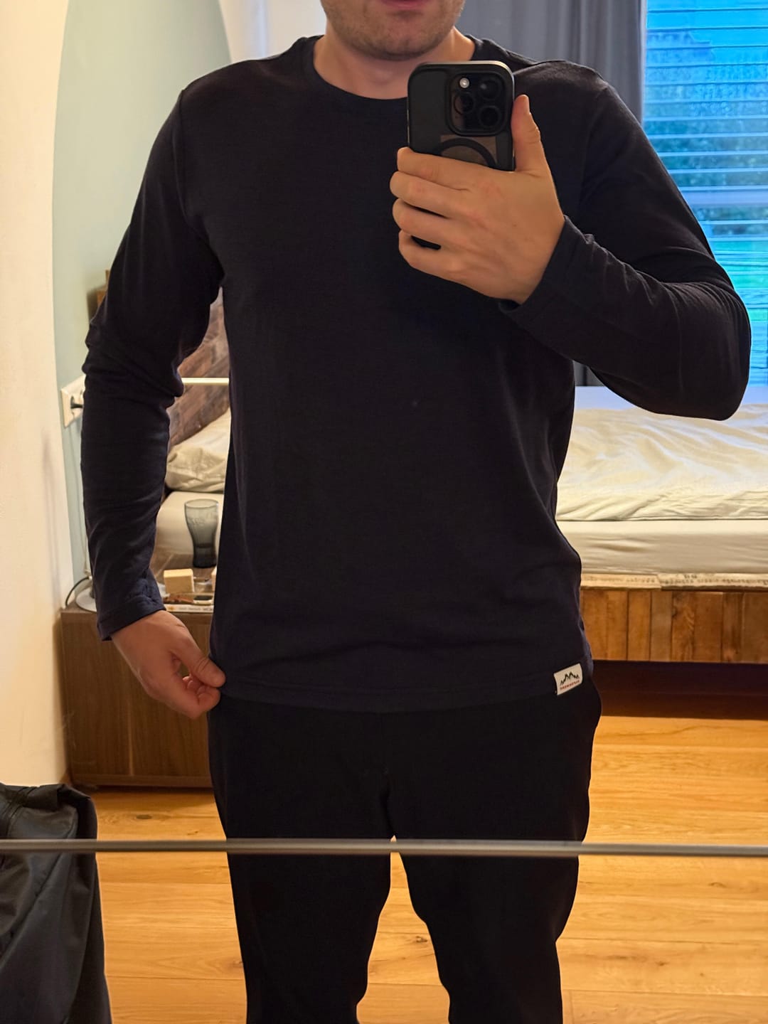 Customer photo review of Langarmshirt Herren aus Merino