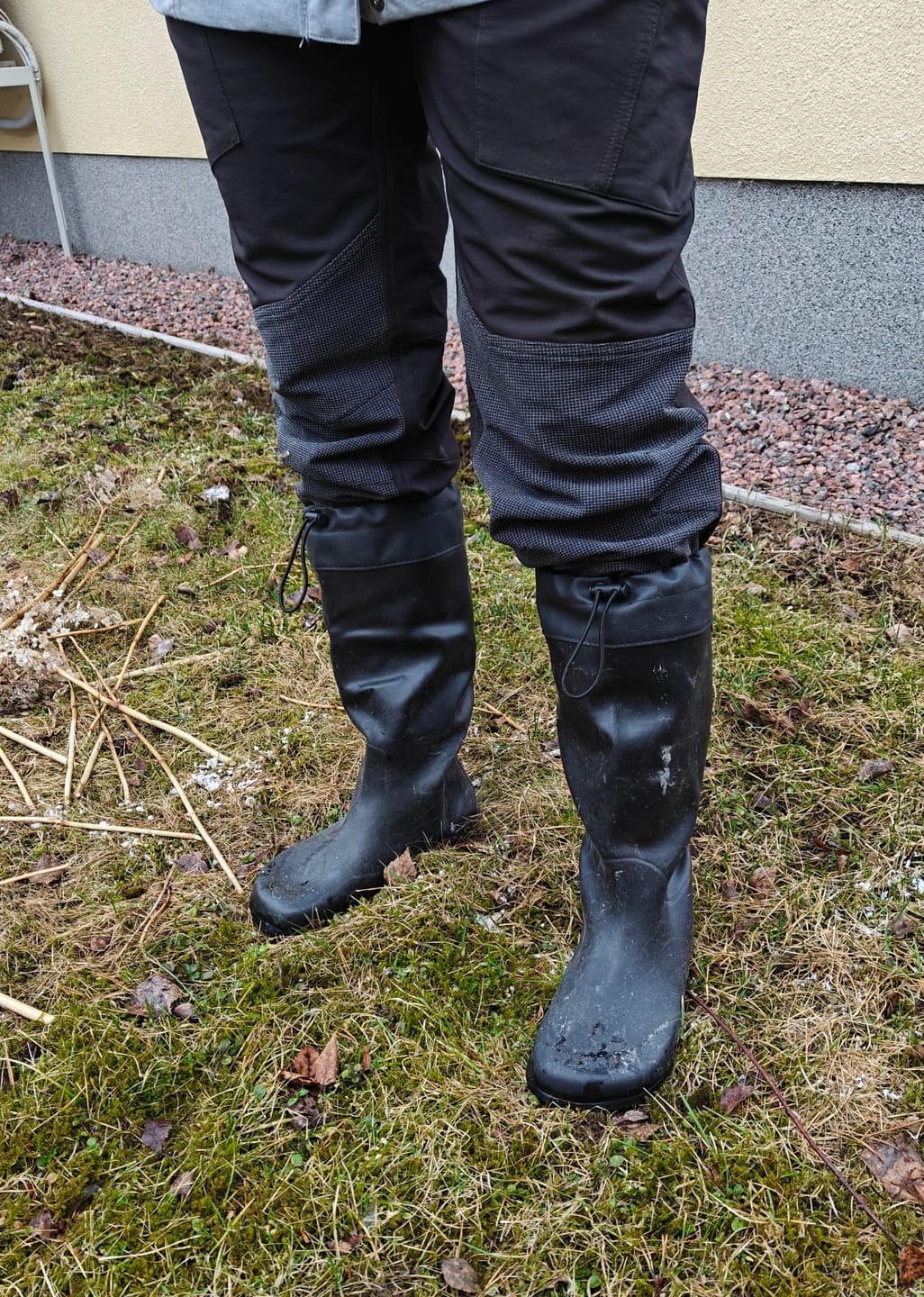 Customer photo review of Vaistoa Katve 2 | Rubber Barefoot Rain Boots