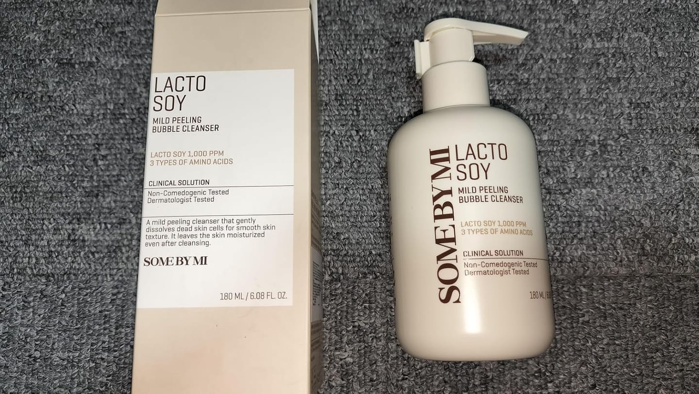 Customer photo review of Some By Mi Green Tea Tox Bubble Cleanser 120g