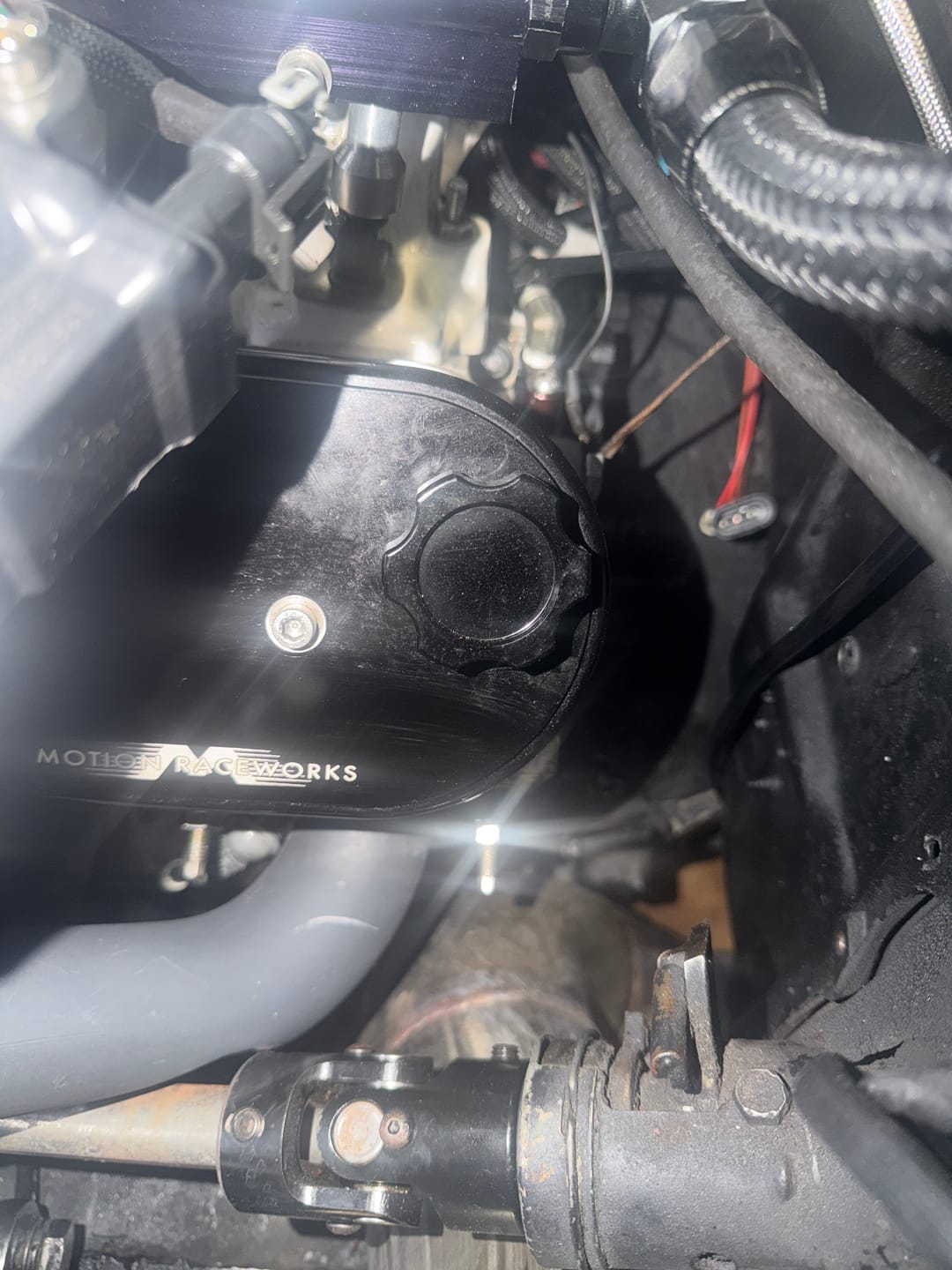Customer photo review of Replacement Oil Cap for Motion Billet Valve Covers