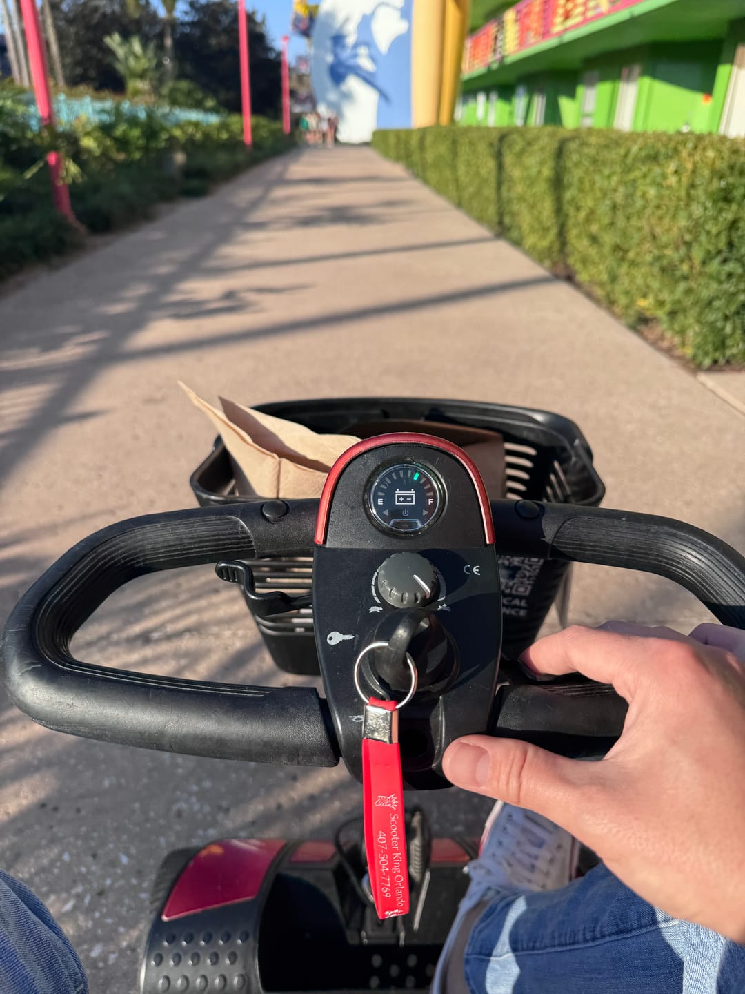 Customer photo review of Multiday Mobility & ECV Foldable Travel Scooter Rental 300 Pound Capacity (3 or more days)