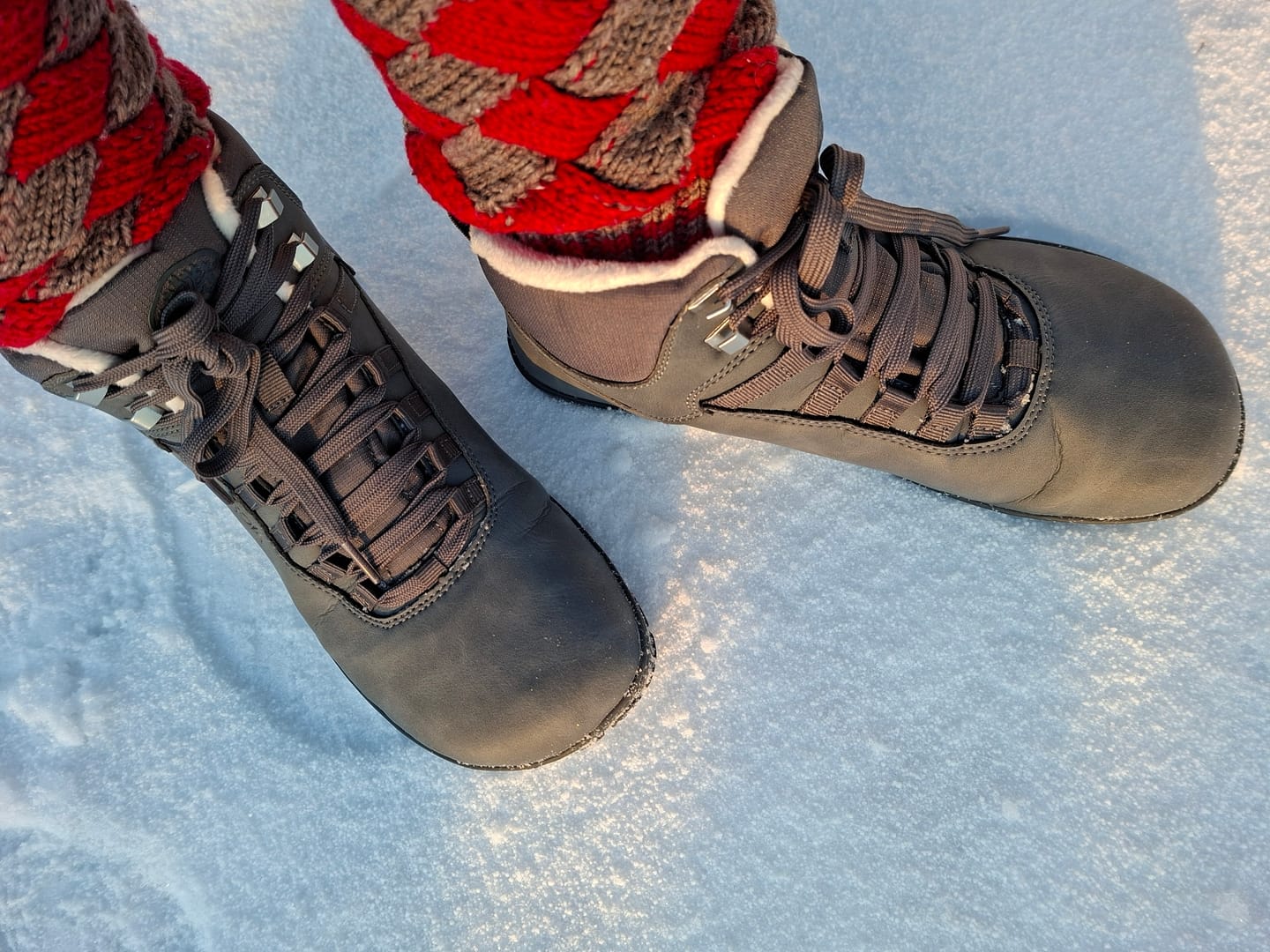 Customer photo review of Vaistoa Uoma 3 | Winter Barefoot Trekking Boots