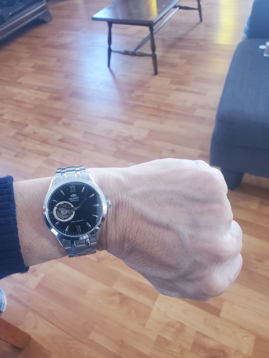 Customer photo review of Reloj Orient TAG03001B Automático Open Heart Negro 38,5 mm