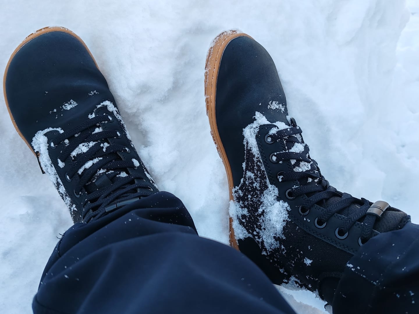 Customer photo review of Vaistoa Hurmos 2 | Casual Winter Barefoot Boots