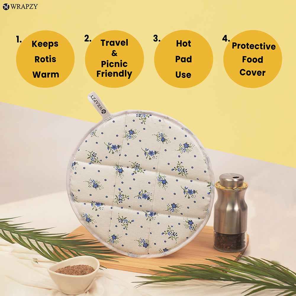 Customer photo review of Wrapzy Floral Zip Roti Cover
