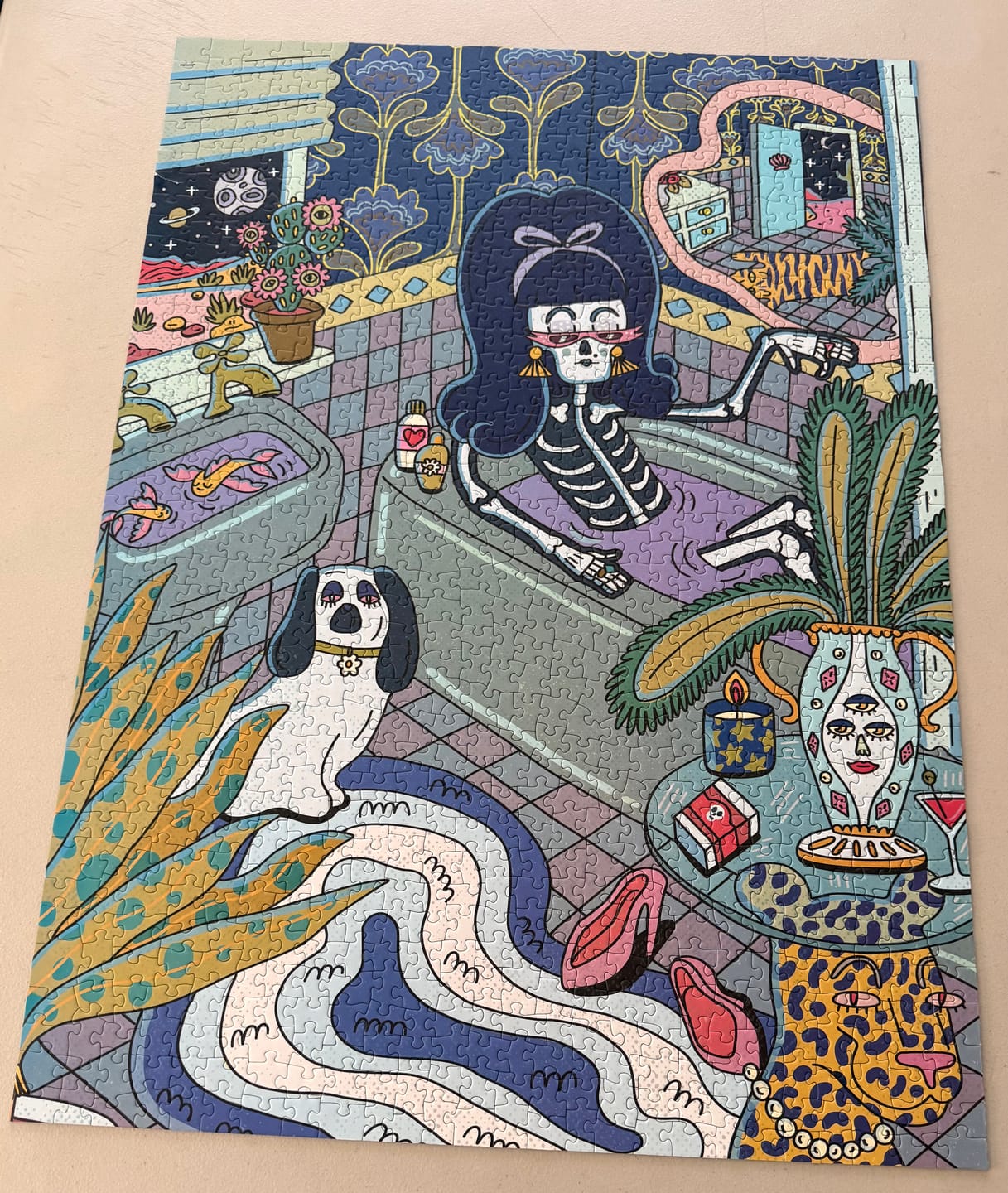 Customer photo review of Moonlight | 1000 Piece Puzzle