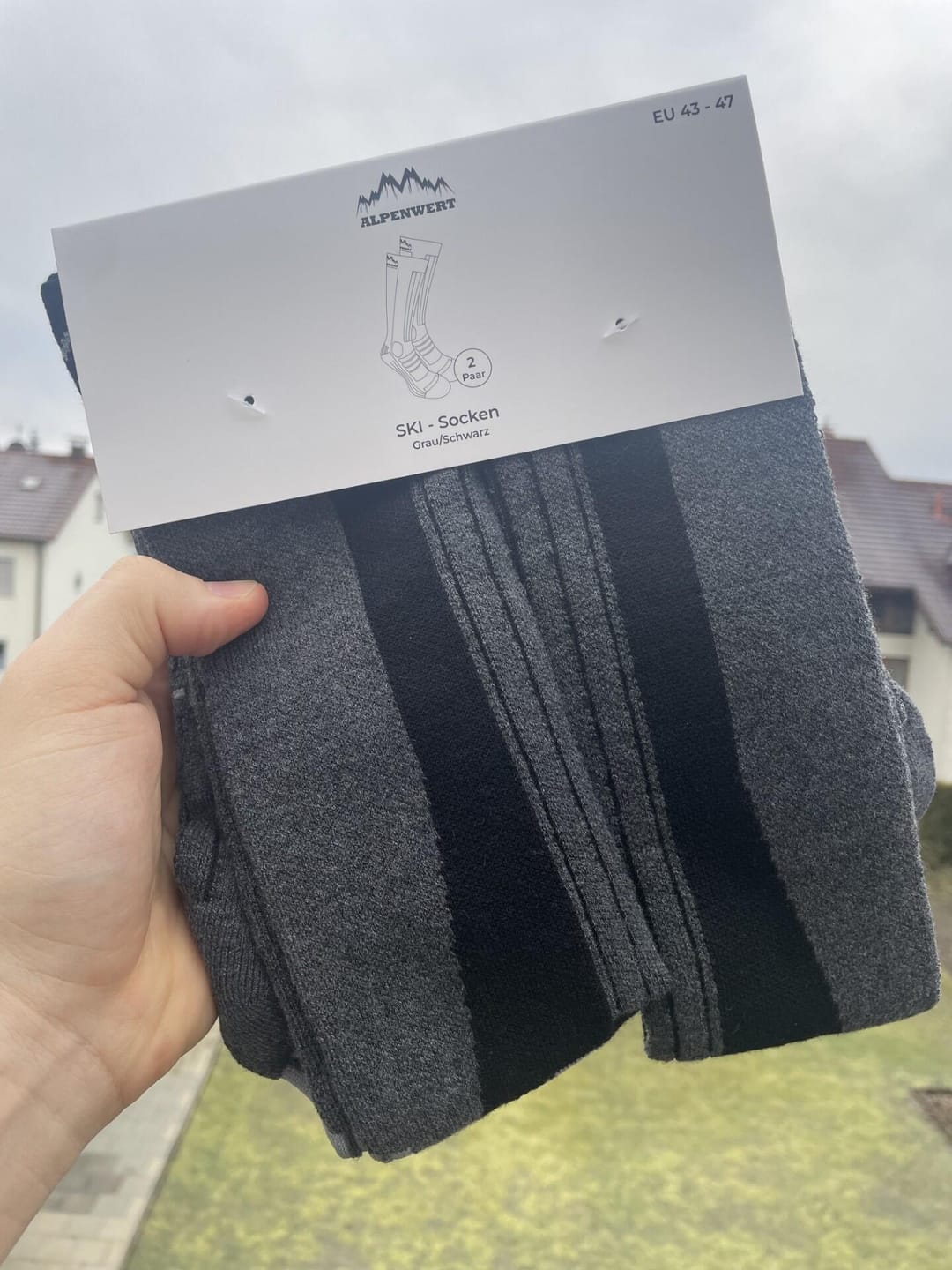 Customer photo review of Skisocken Merino 2 Paar
