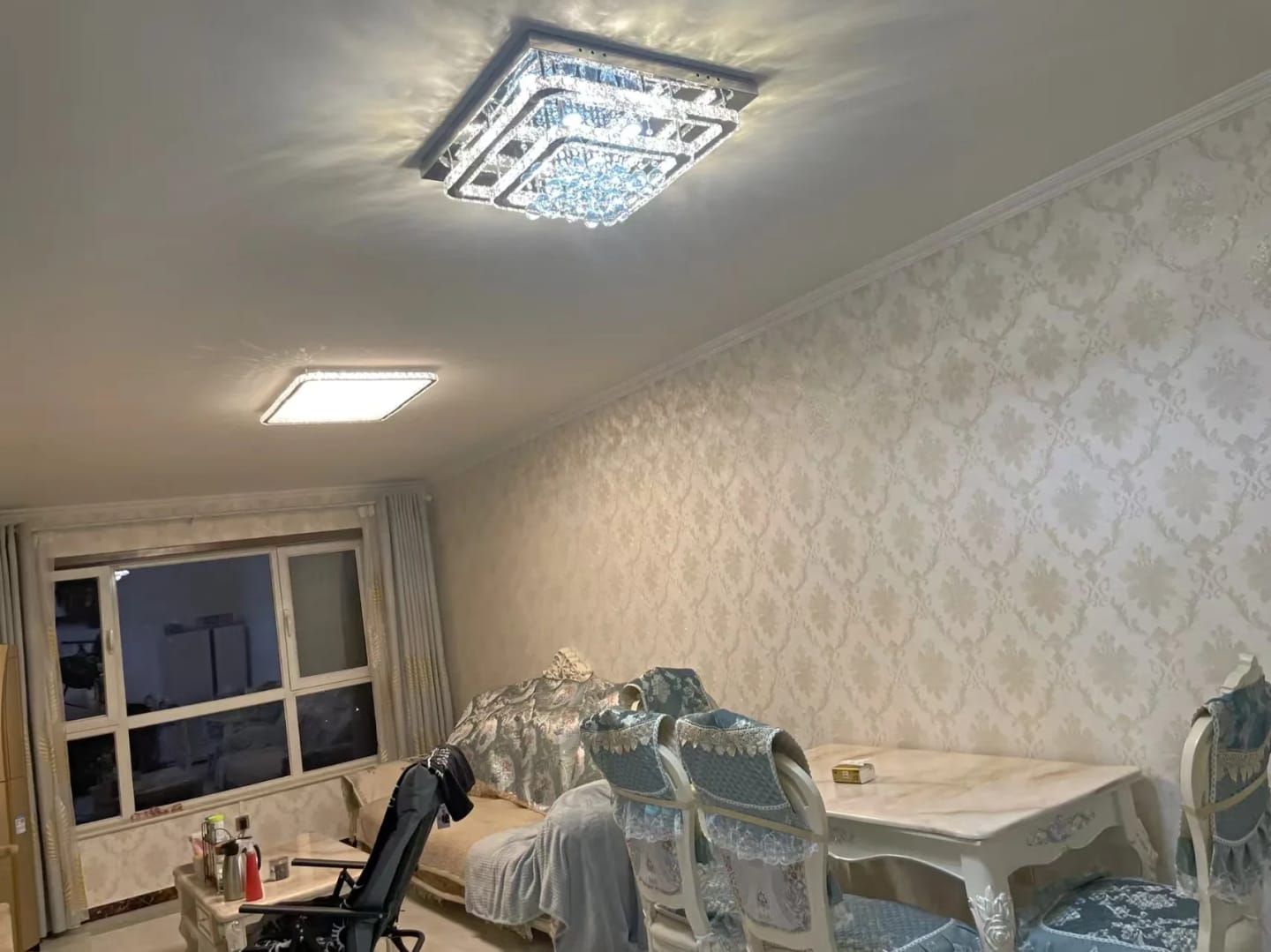 Customer photo review of Crystal LED Chandelier