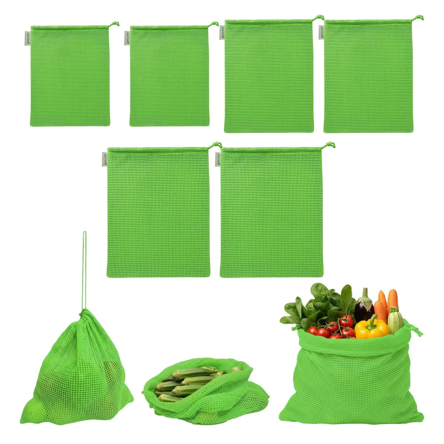 Customer photo review of Wrapzy Mesh Vegetable Bags