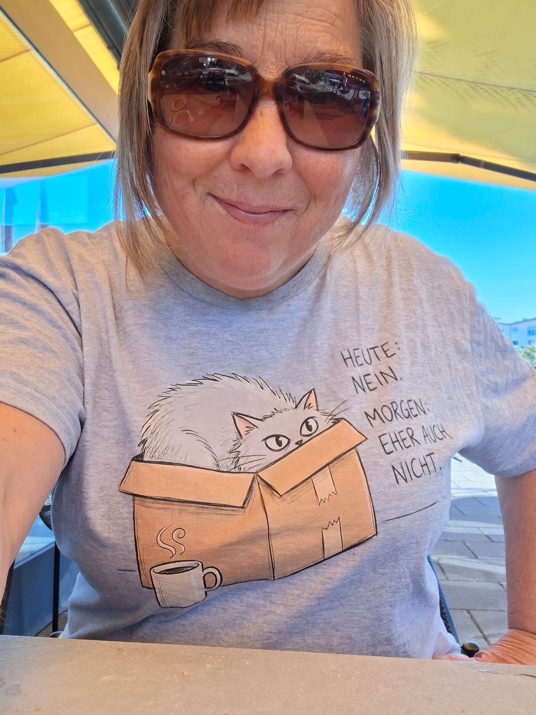 Customer photo review of Eher auch nicht - T-Shirt