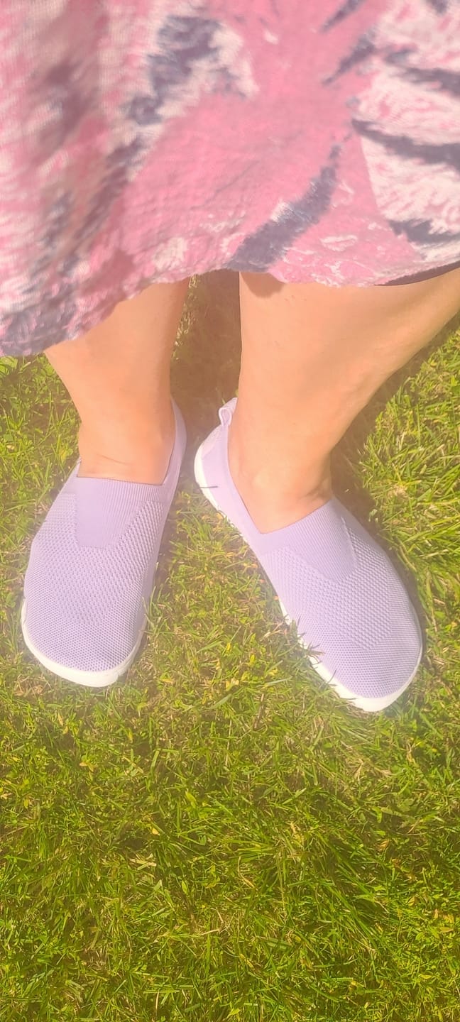 Customer photo review of Vaistoa Lempeä 3 | Knitted Barefoot Slip-ons