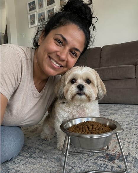 Customer photo review of Somnair™ Elevated Dog Bowl