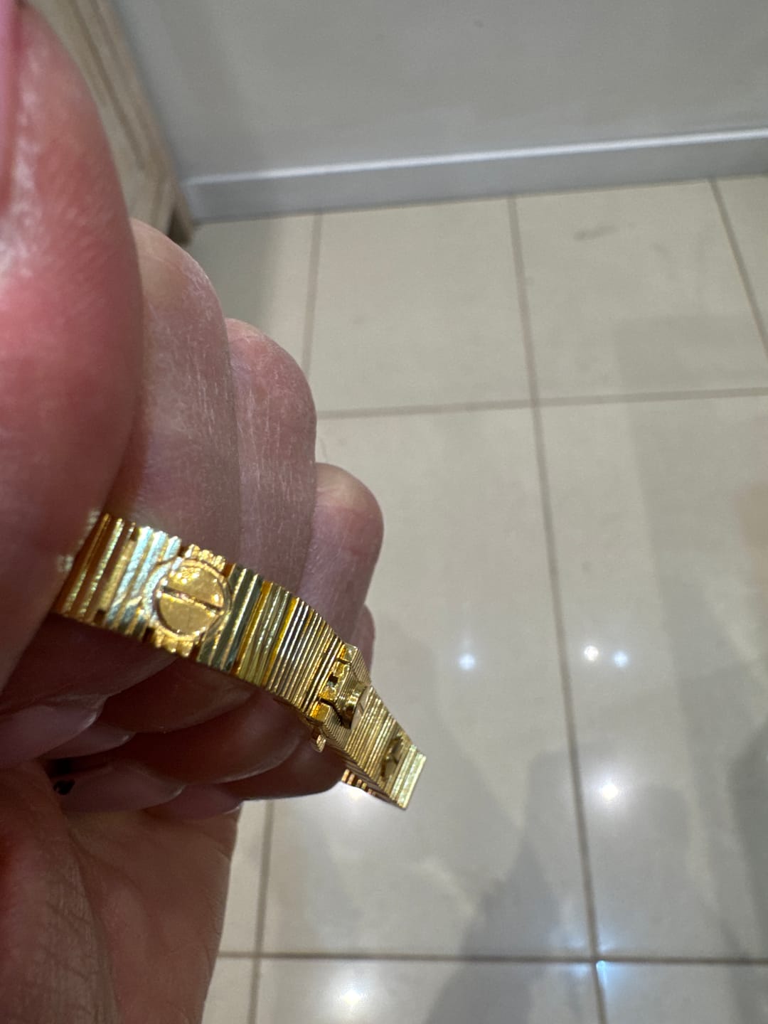 Customer photo review of CA Love Unlimited Gold Bracelet