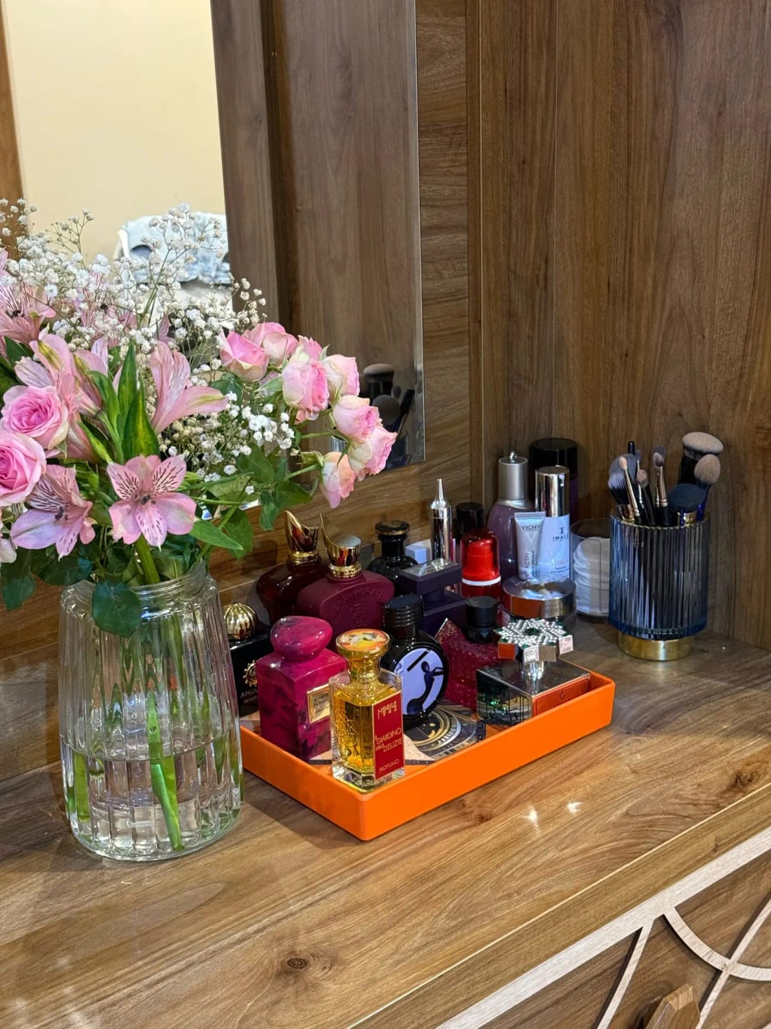 Customer photo review of European-style Porch Tray Storage Melamine