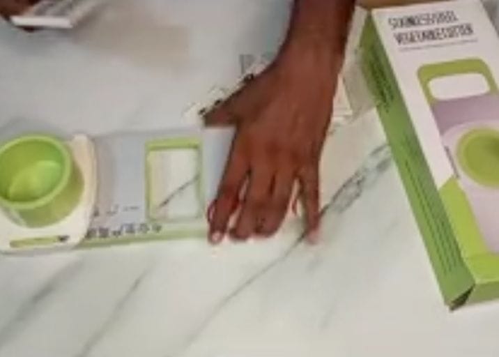 Customer photo review of 5 in 1 Vegetable Cutter and Slicer