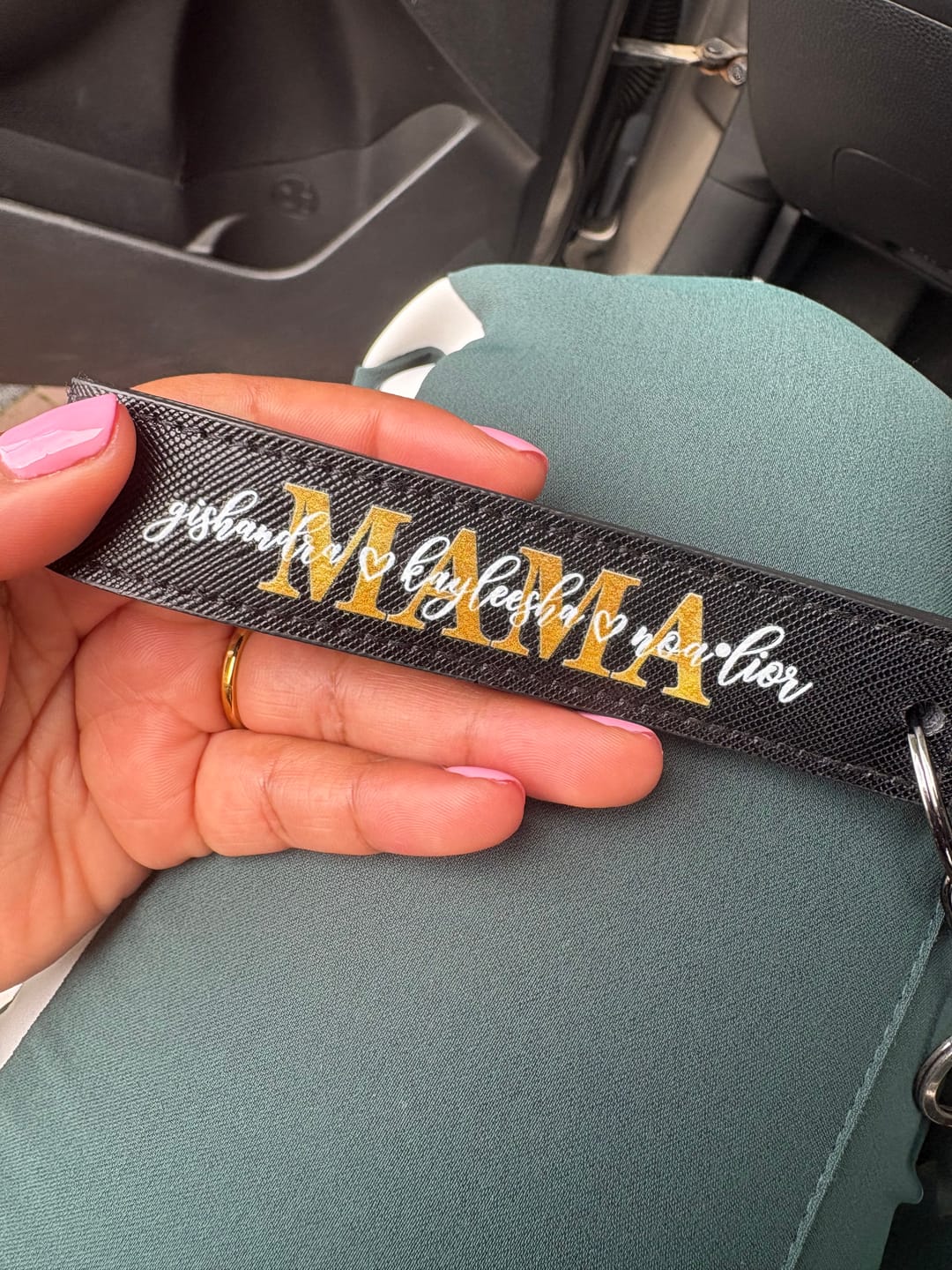 Customer photo review of Mama - Ouders-Sleutelhanger PU