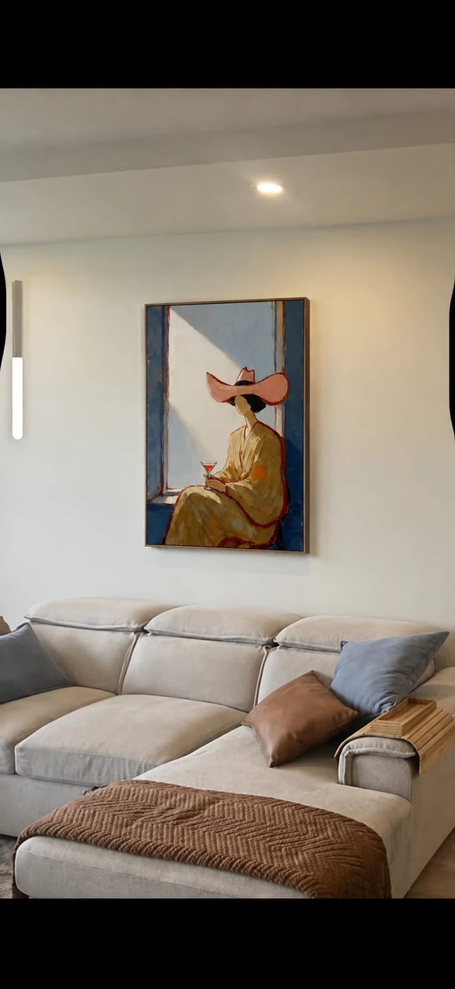 Customer photo review of Modern Folk Art｜Window‑Sip Sunlight