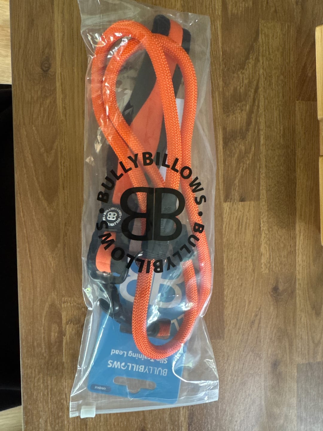 Customer photo review of Slip Training Lead | Anti Pull & No Choking -  Orange