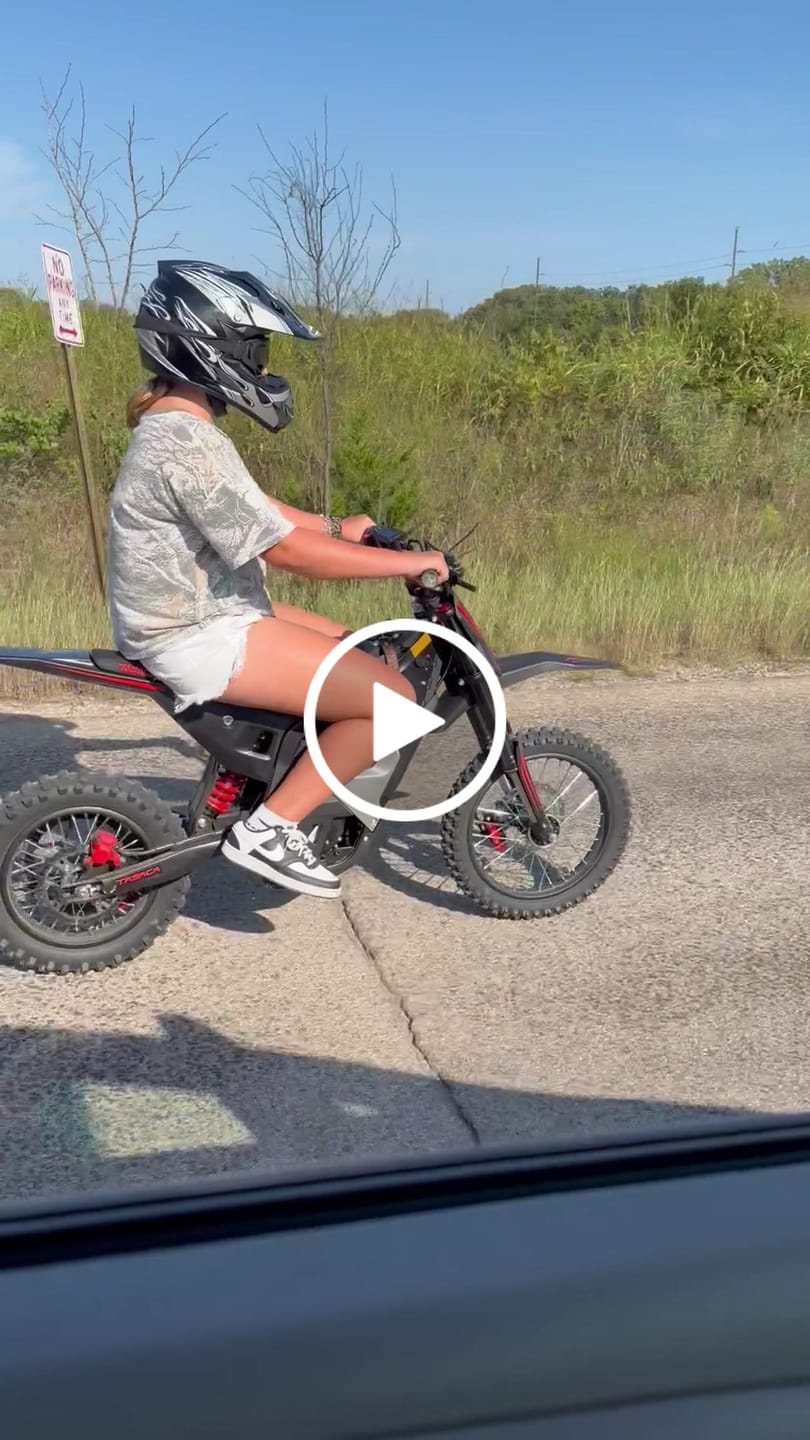 Customer video review of T500-V58 Electric Dirt Bike