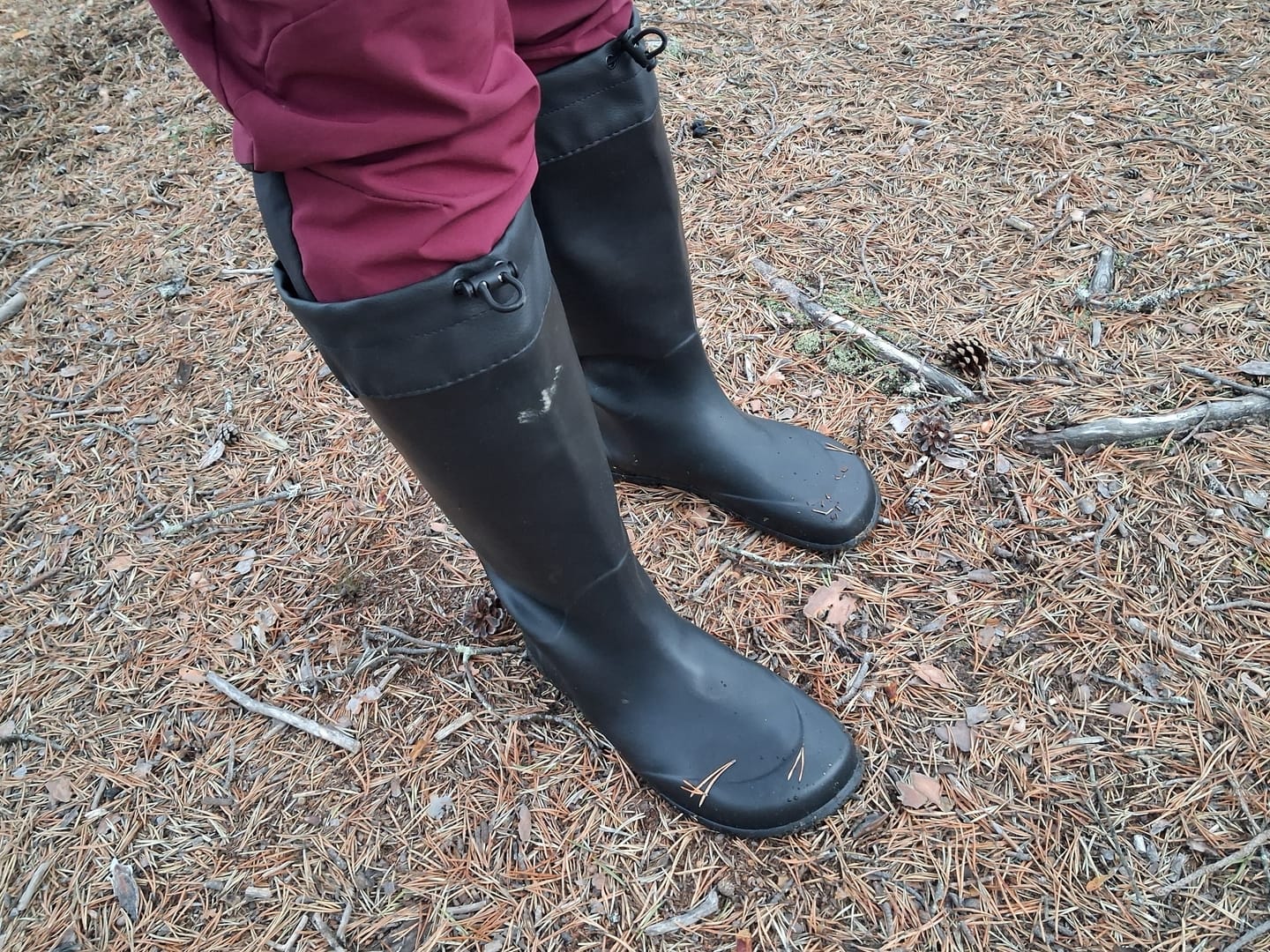 Customer photo review of Vaistoa Katve 2 | Rubber Barefoot Rain Boots