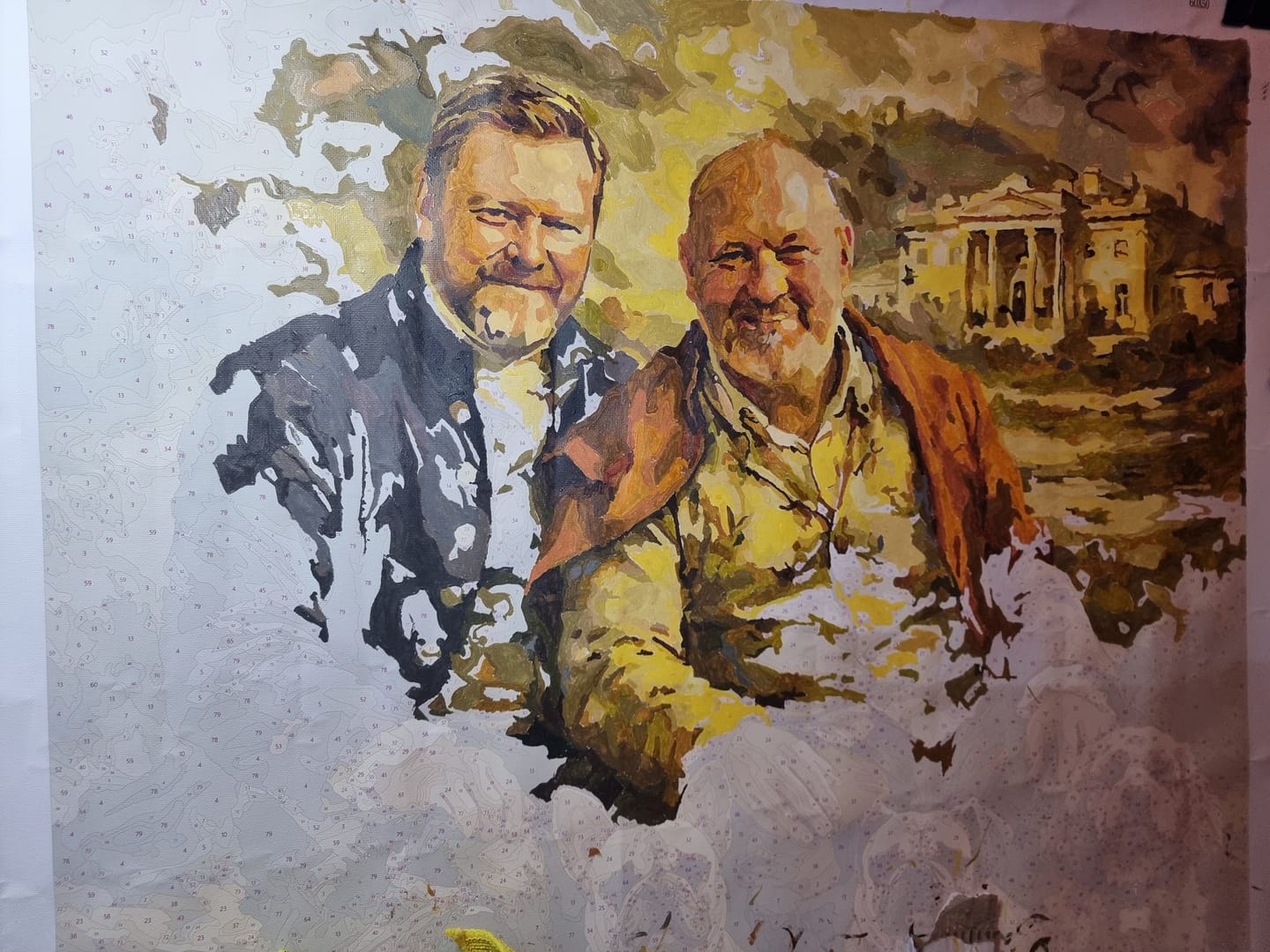 Customer photo review of 80 Color Custom Paint by Numbers
