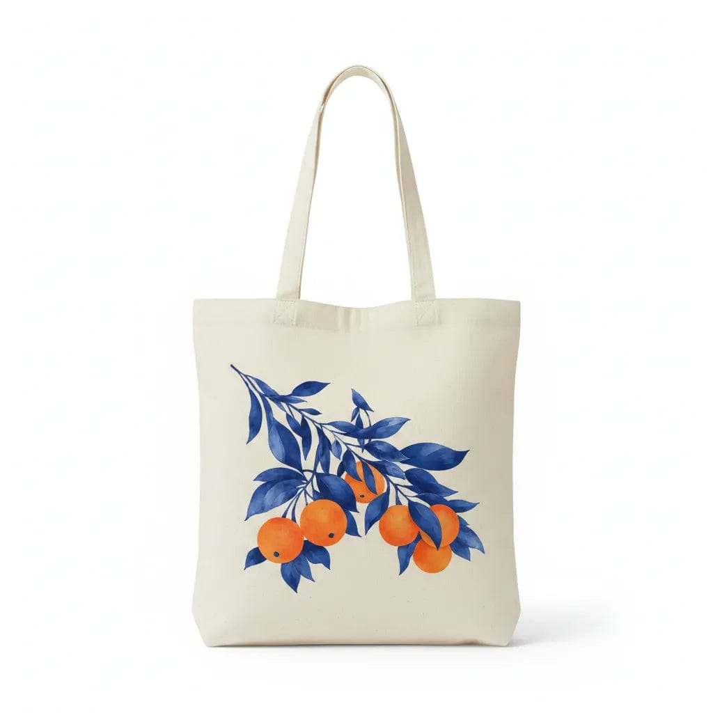 Customer photo review of Wrapzy Blue Citrus Tote Bag