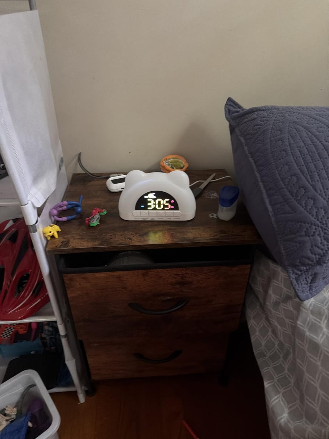 Customer photo review of SleepBuddy – Kinderwecker mit Schlaftrainer & Nachtlicht