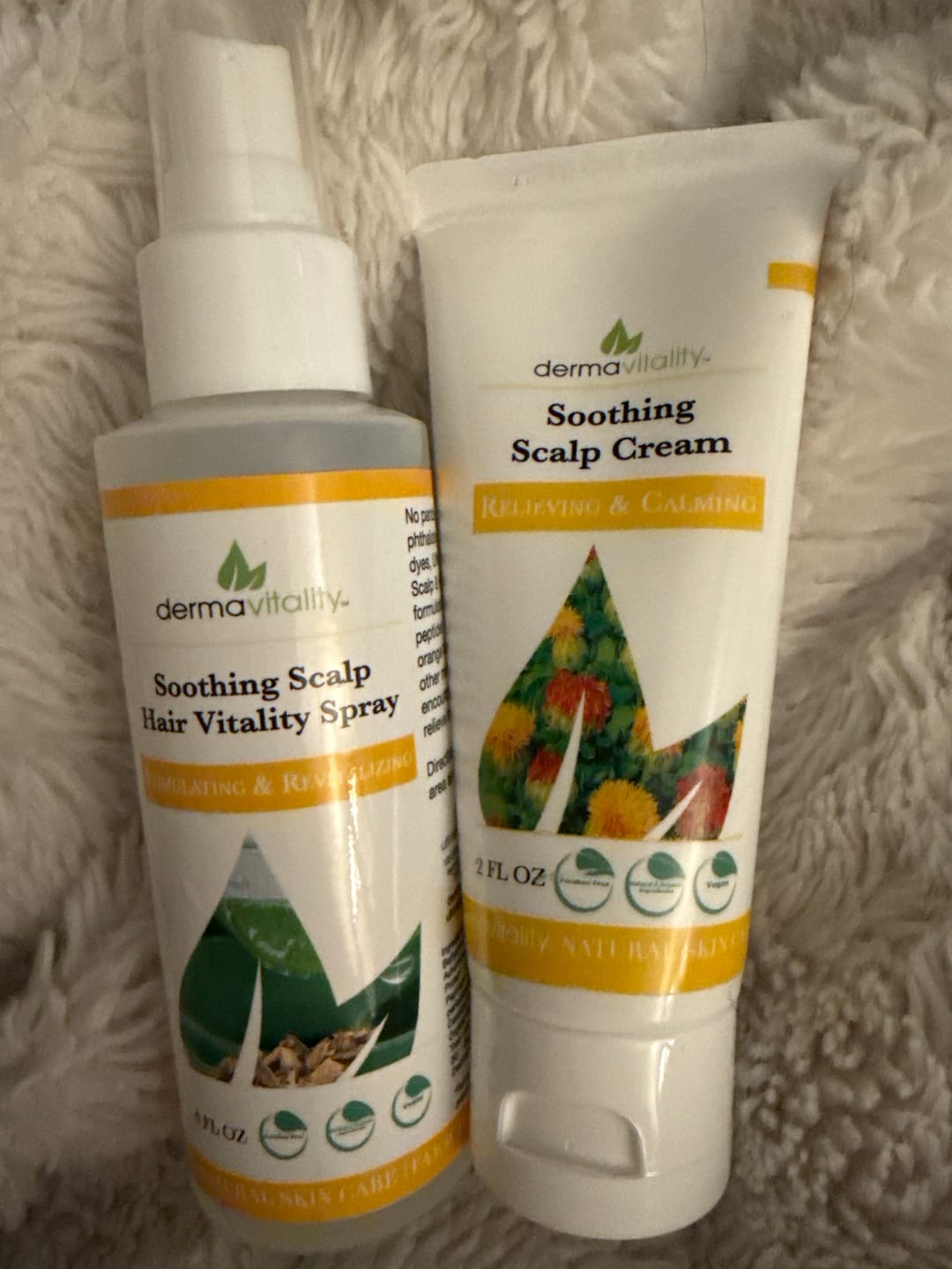 Customer photo review of Chemo Hair and Scalp Care Bundle
