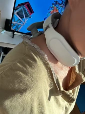 Customer photo review of Dispositivo de Terapia Cervical ZELVA™Pro