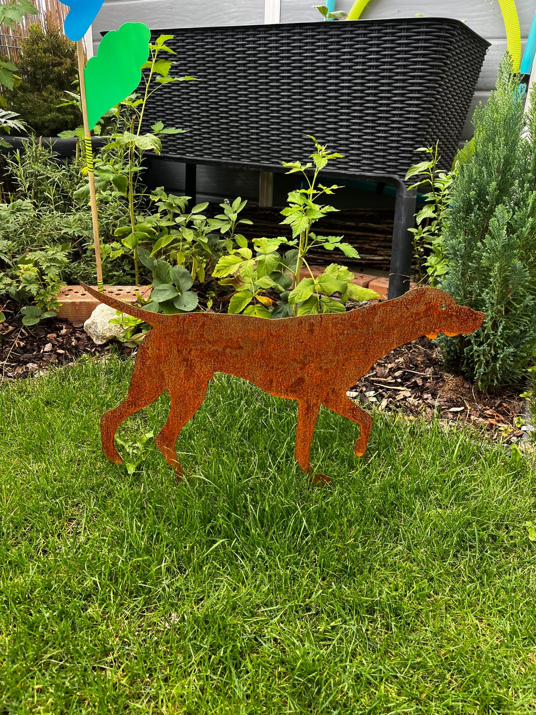Customer photo review of Gartenstecker Deutsch Kurzhaar