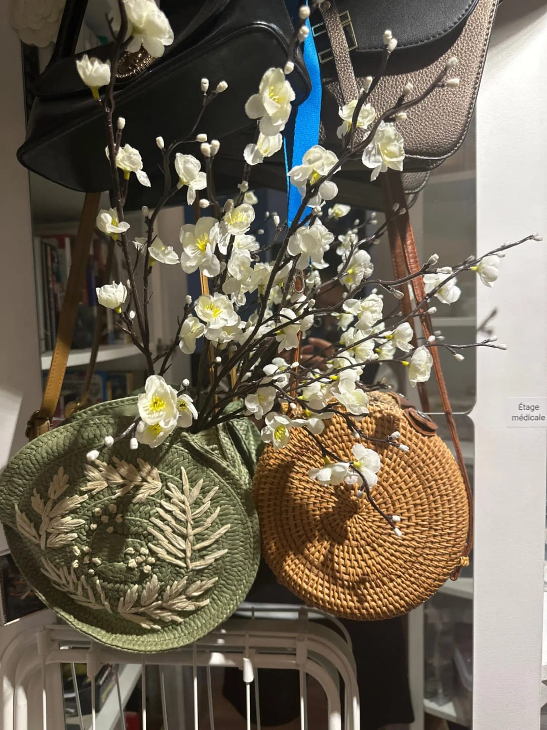 Customer photo review of Artificial Plum Blossom 21.7'' Fake