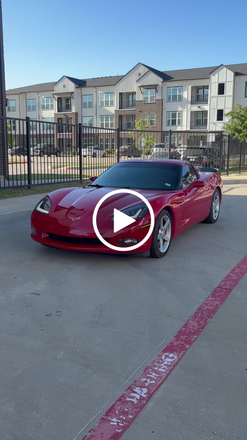 Customer video review of 2005-13 Corvette C6 l C7 Style Projector LED Sequential Signal Turn Headlights