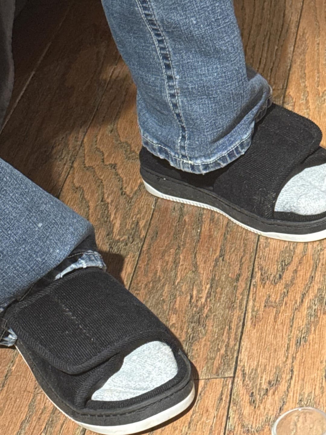 Customer photo review of Diabetic Slippers for Swollen and Sensitive Feet