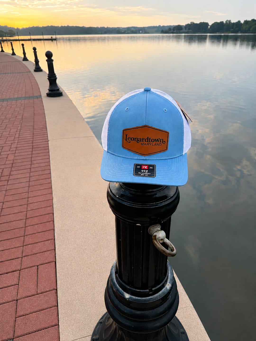 Customer photo review of Richardson 115 Custom Leather Patch Hats