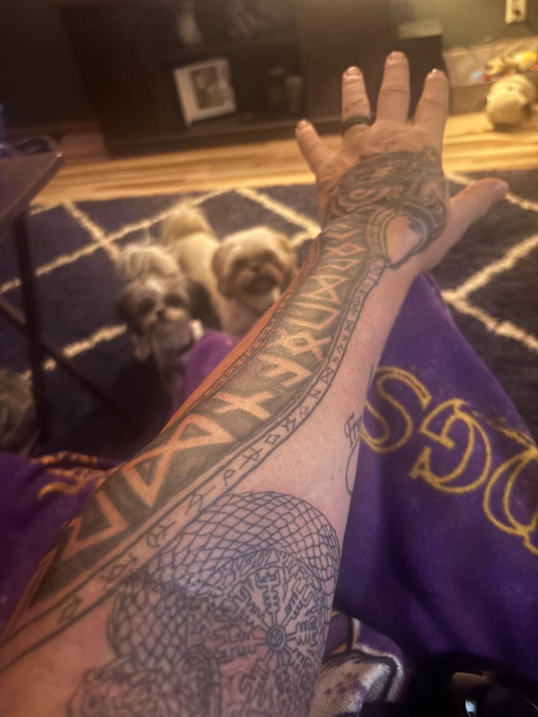 Customer photo review of Painless Tattoo Numbing Cream
