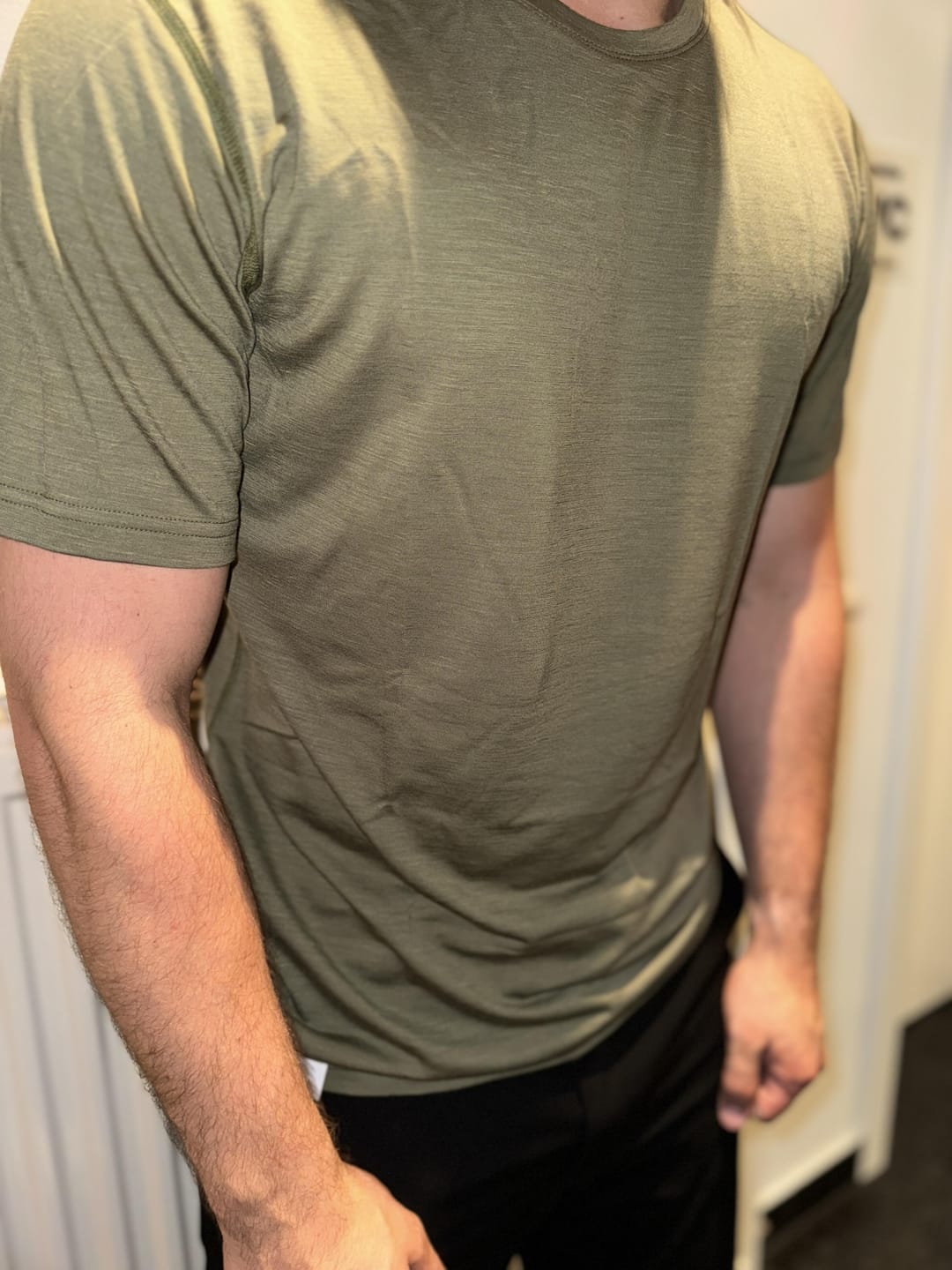 Customer photo review of Merino Shirt Herren
