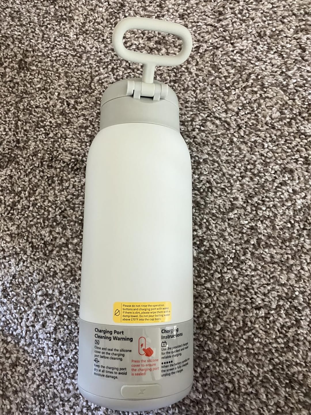 Customer photo review of Portable Bottle Warmer
