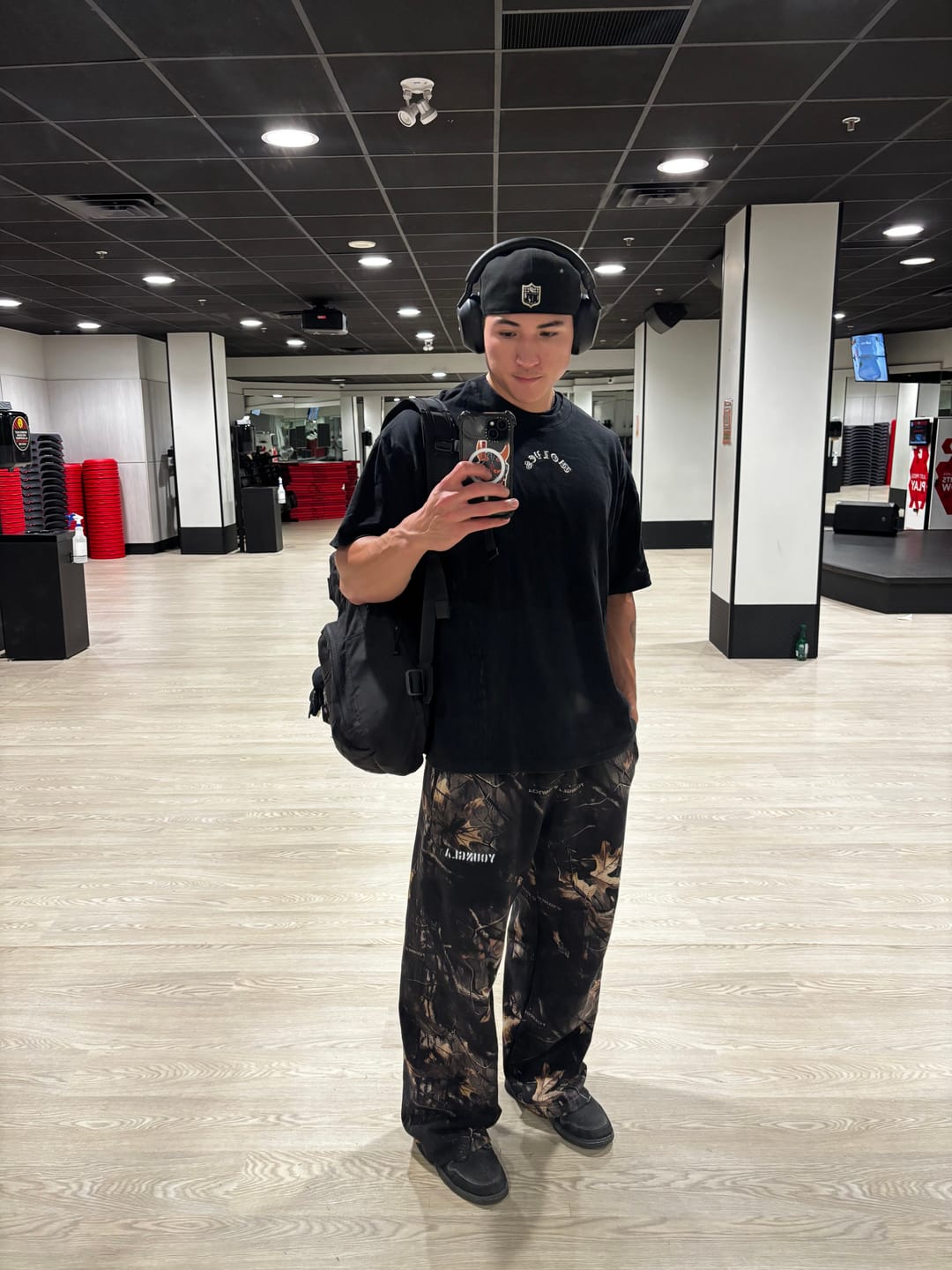 Customer photo review of 2094 - Tree Camo Collection - No Cuff Sweats