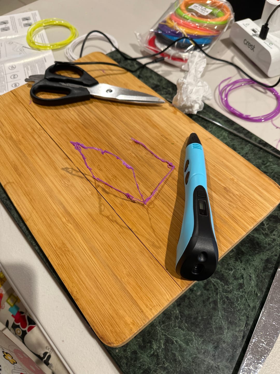 Customer photo review of 3D Printing Pen Filament Refill – 10 Pack