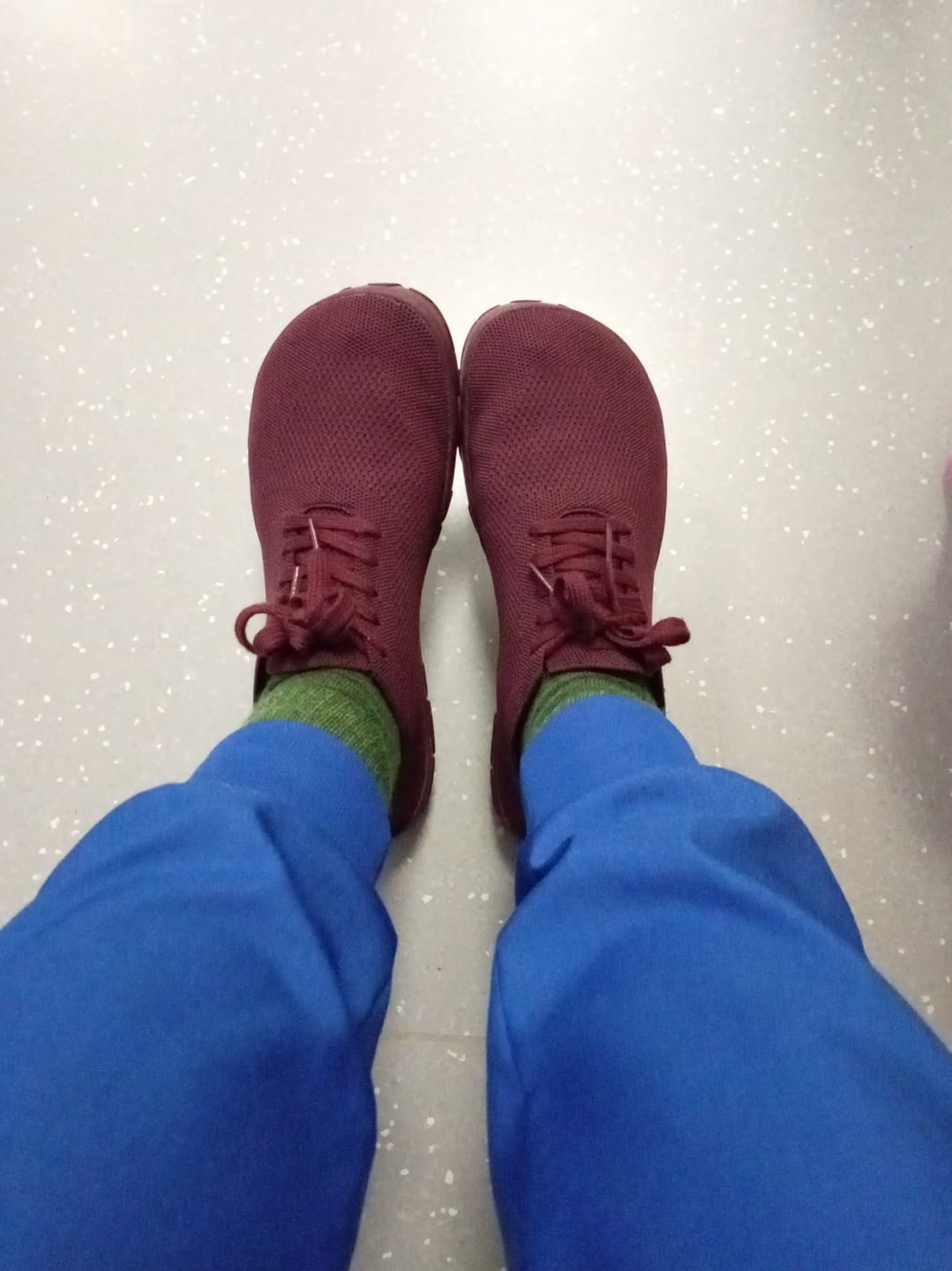 Customer photo review of Vaistoa Iloa | Knitted Barefoot Sneakers