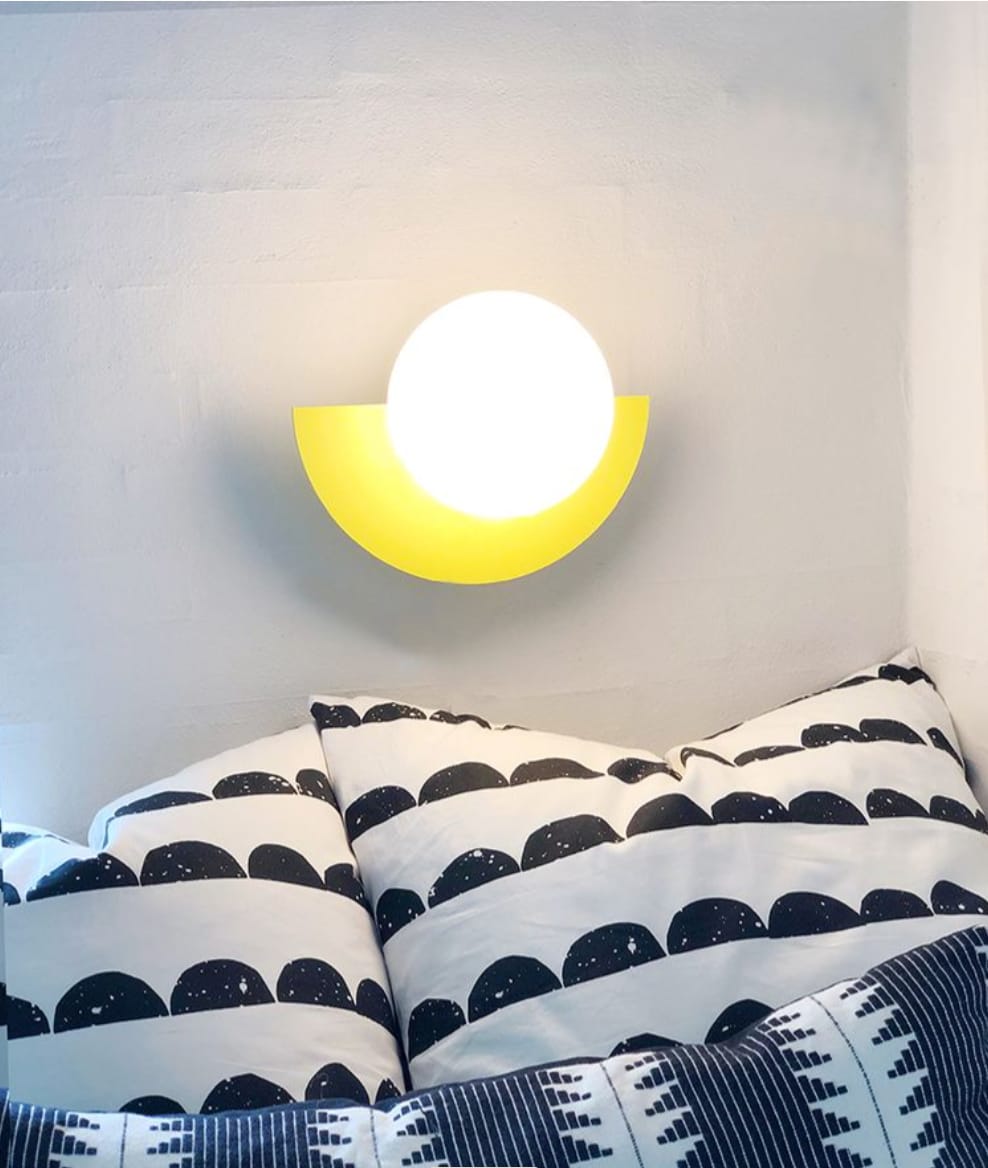 Customer photo review of Sol Aurora Half Moon Wall Light | Modern Backlit LED Crescent Sconce for Living Room