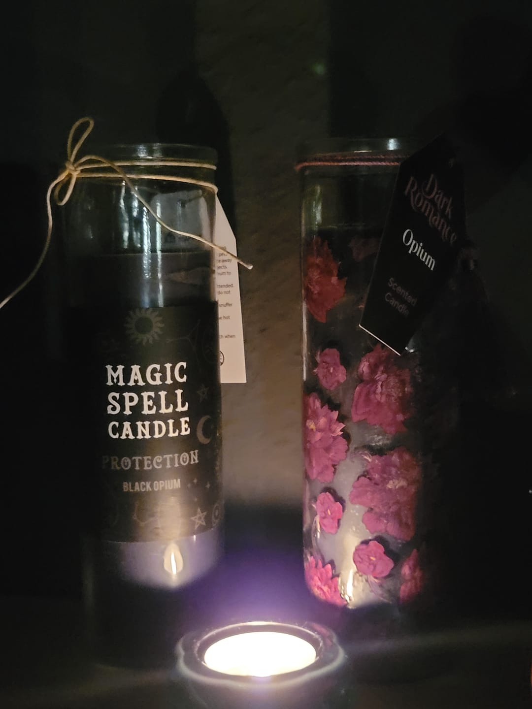 Customer photo review of Opium Duftkerze – Dark Romance Röhrenkerze